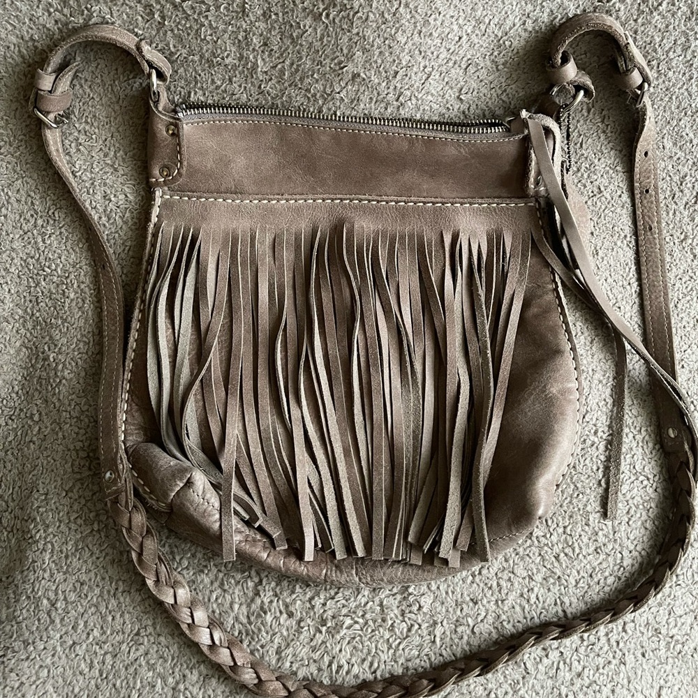 Roots Crossbody Fringe Bag